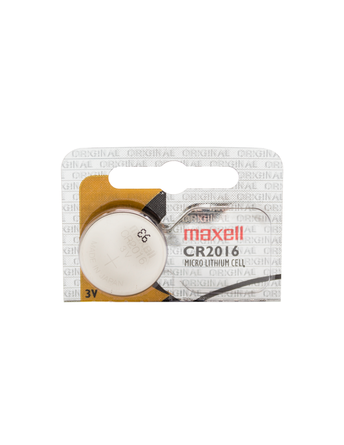 PILA CR2016 MAXELL – Ctronic Security C.A