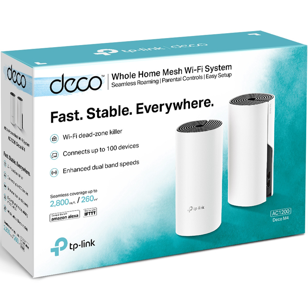 ROUTER AC MESH TP LINK DECO M4 2PACK 1200MBPS PUERTOS GIGABIT   MESH DECO M4 